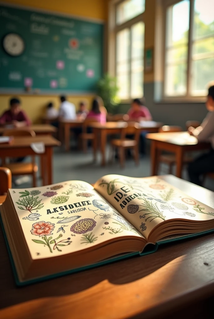 Write AK-ADEEL KHIZAR on biology book