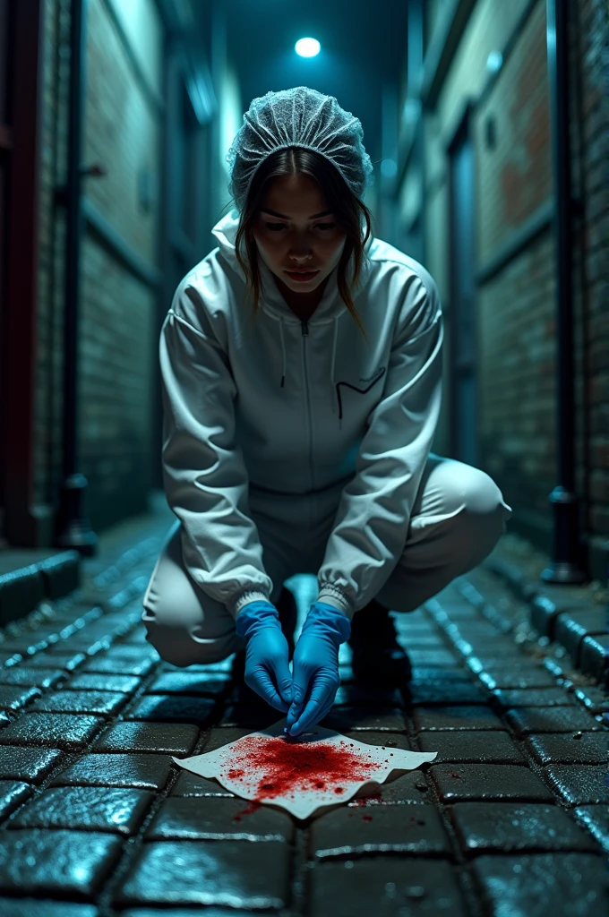 Forensic evidence at the crime scene