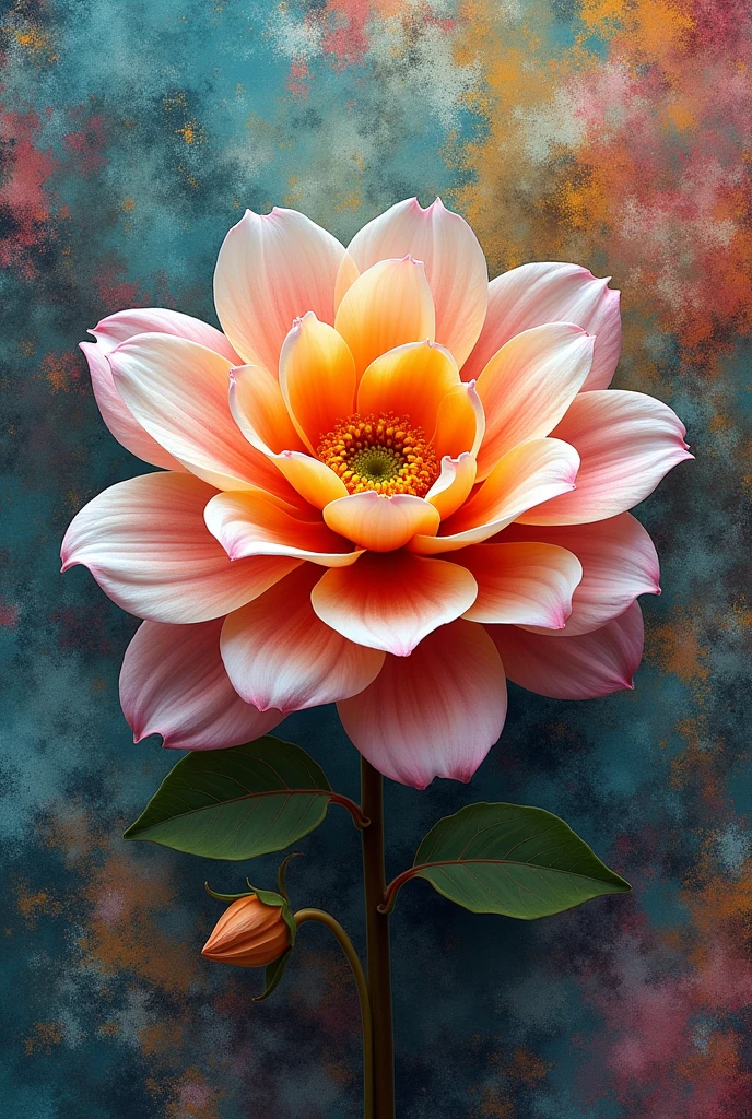Create a stereogram where a flower can be seen
