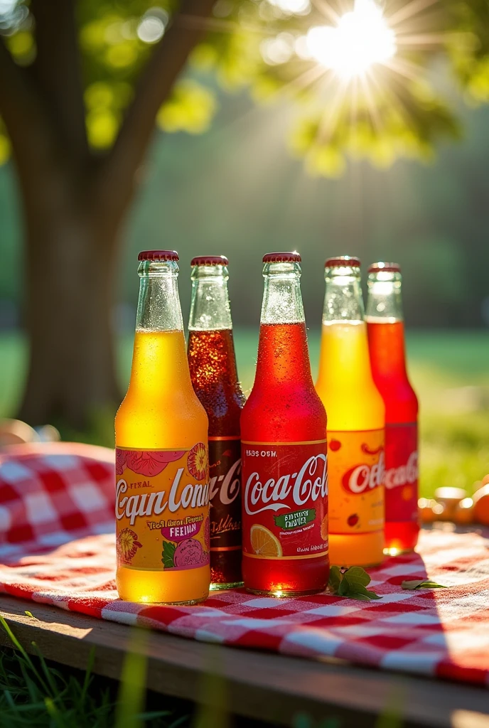 Soda bottles