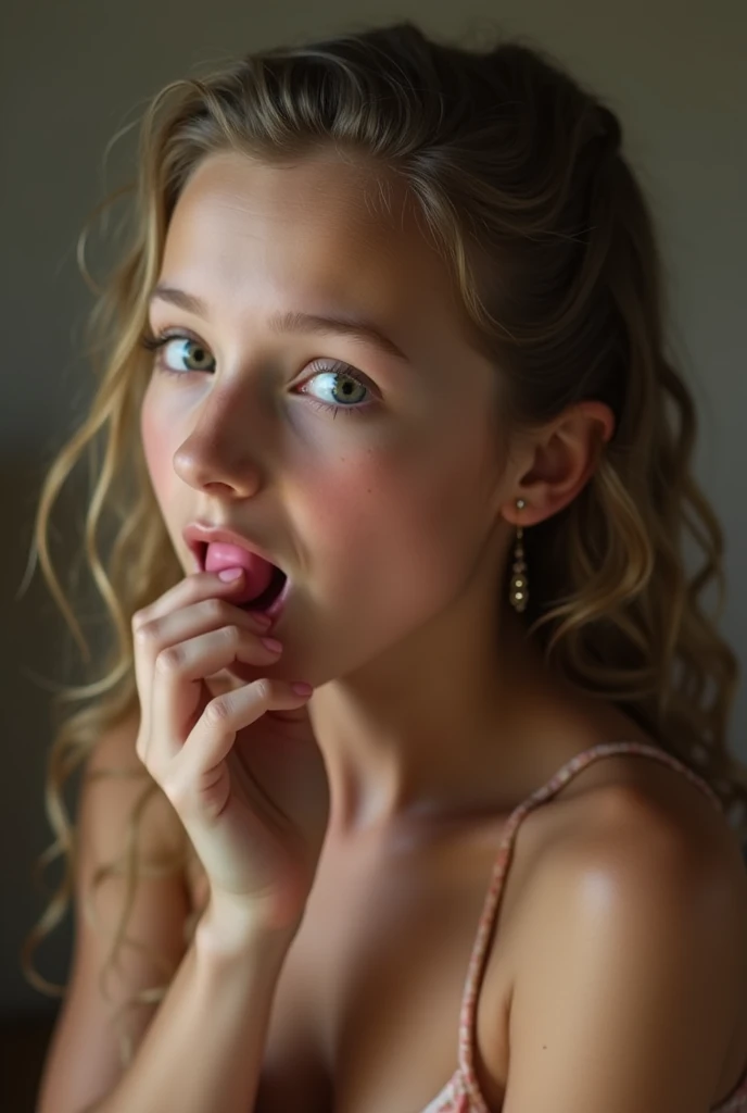 A girl sucking penis
