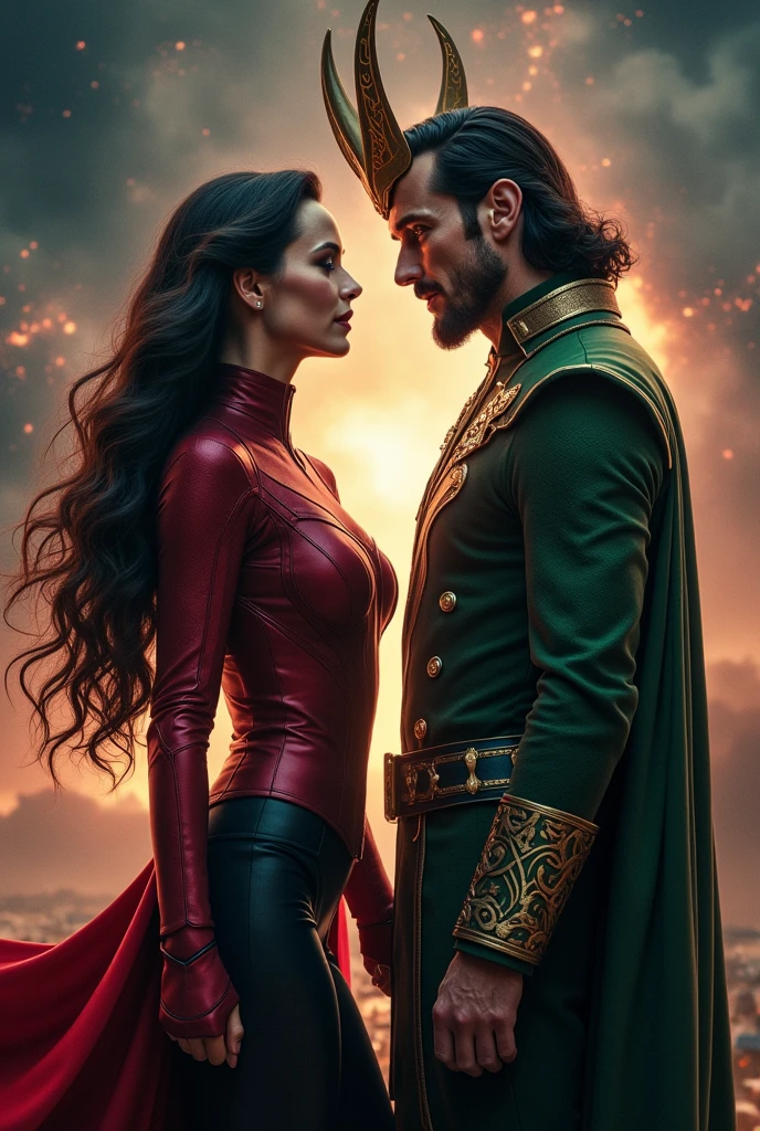 (photorealism:1.2), Wanda with loki