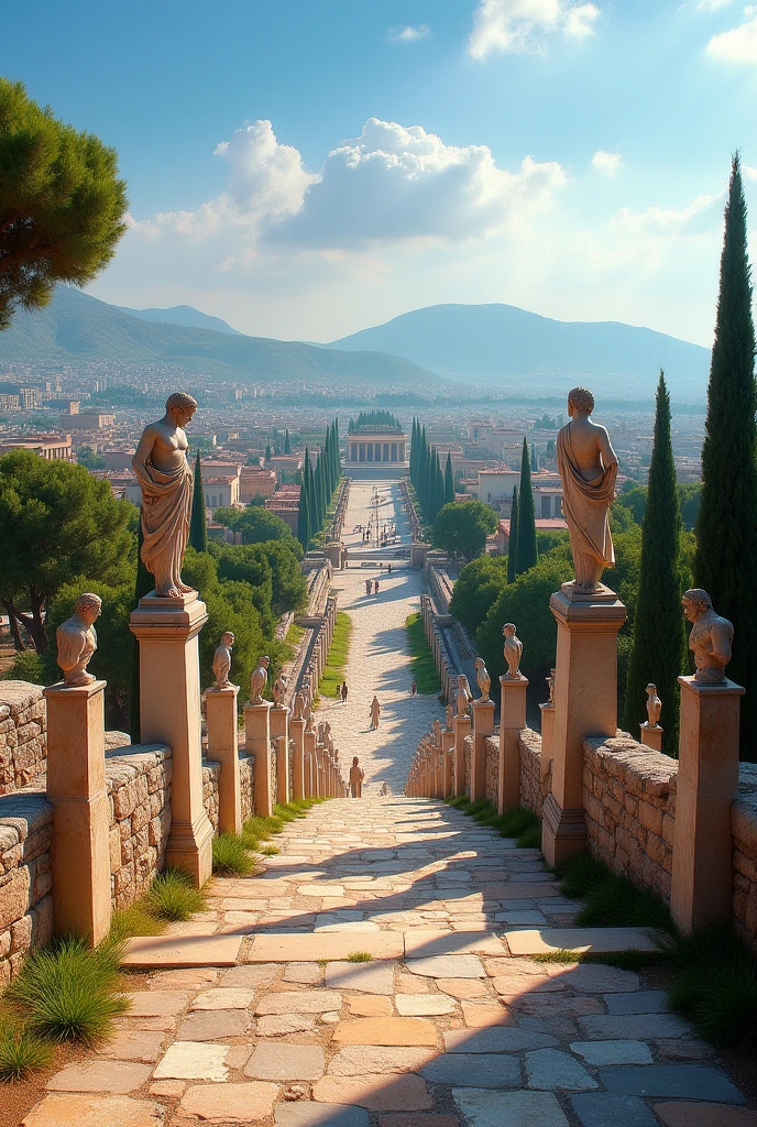 Ancient Greece city of Olympia