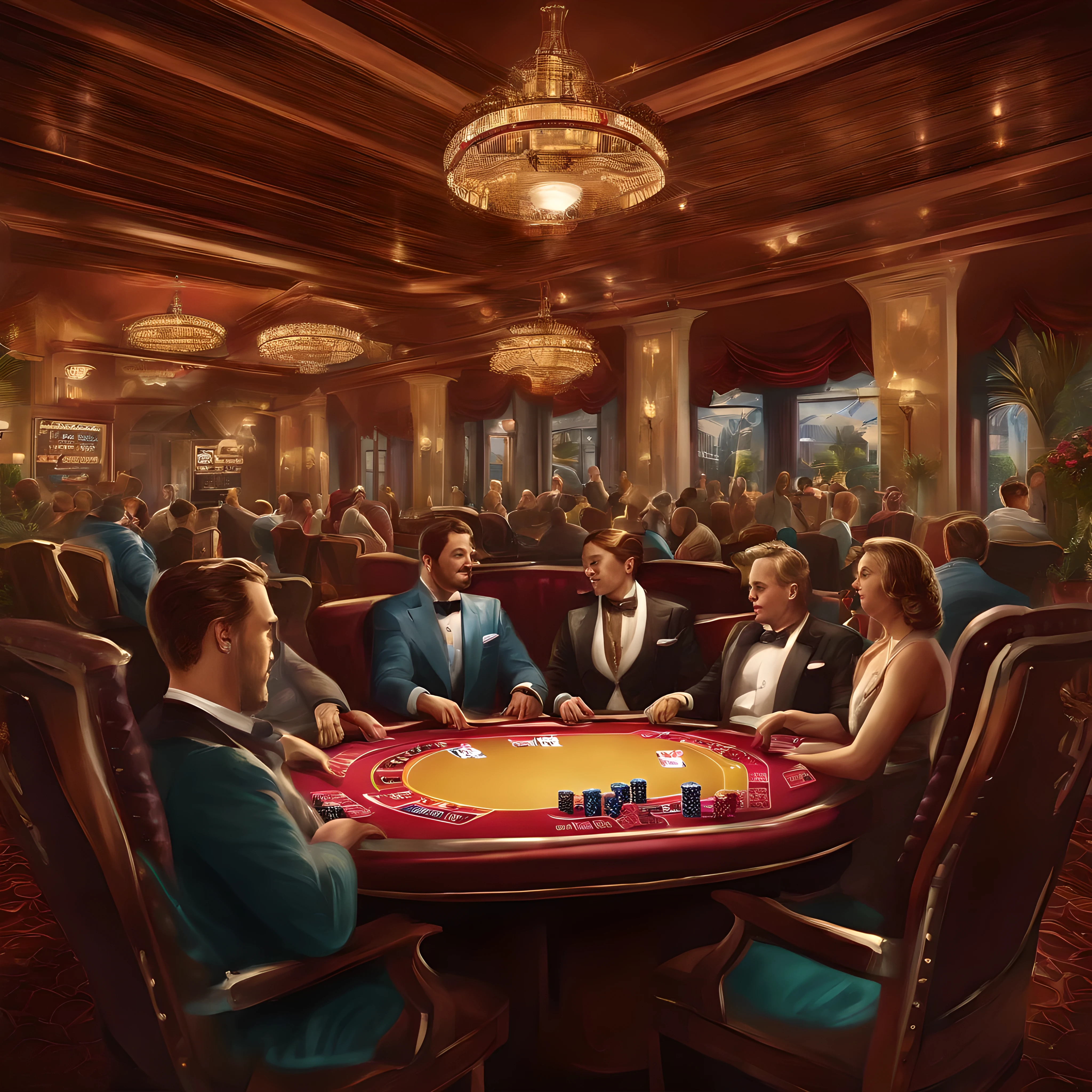 Draw a sign for a poker club"AAFRENDS"