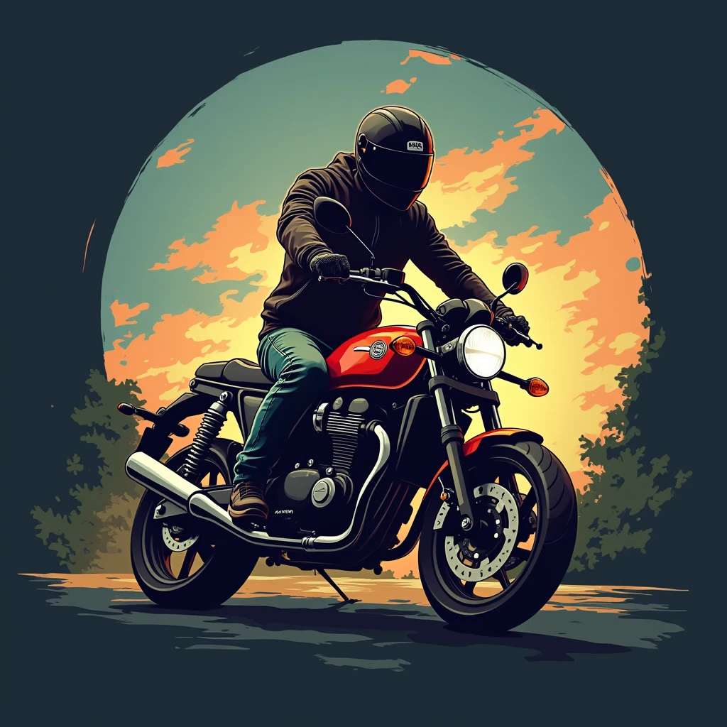 A moto vlog channel logo put name dipu vlog in it