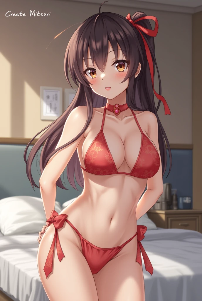 Create Mitsuri masturbating 