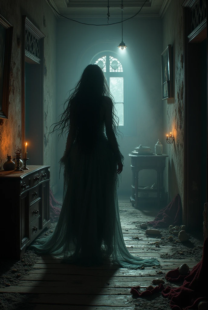 they uncover the mansion's tragic history and realize they must confront the main spirit who controls the house if they ever want to escape.