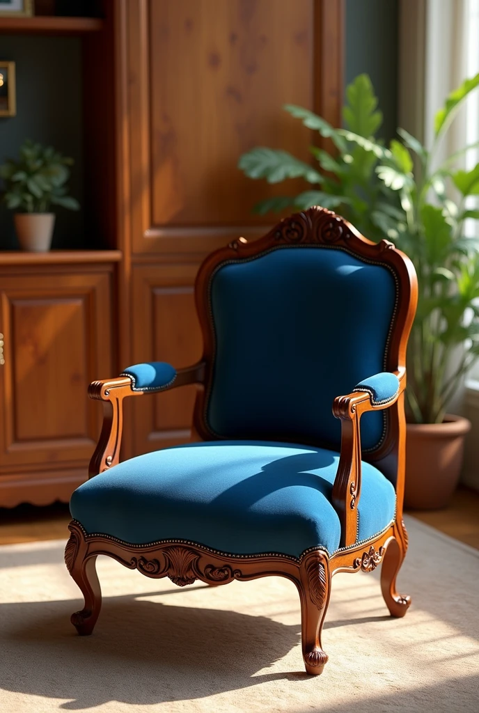 Show me a chair with side elevations


