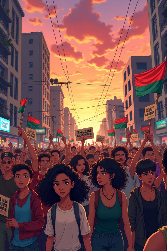 Anime on Bangladesh protest of 2024