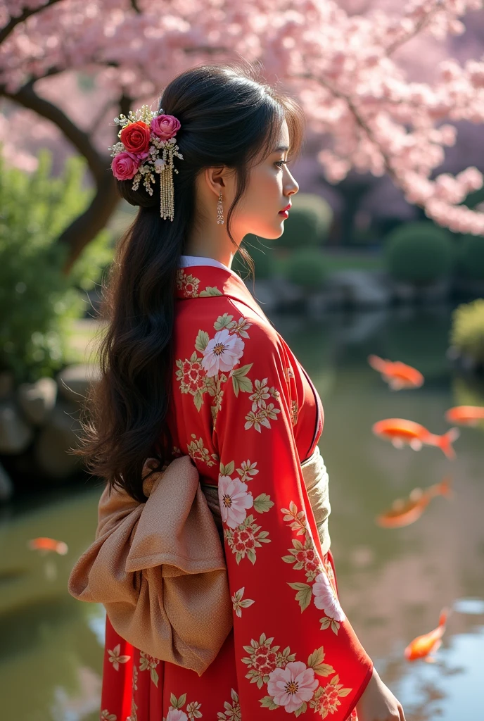 Beautiful girl in a kimono
