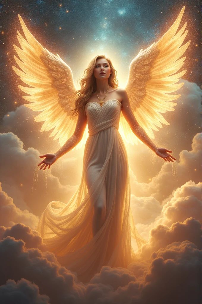 Biblically accurate humanoid angel
