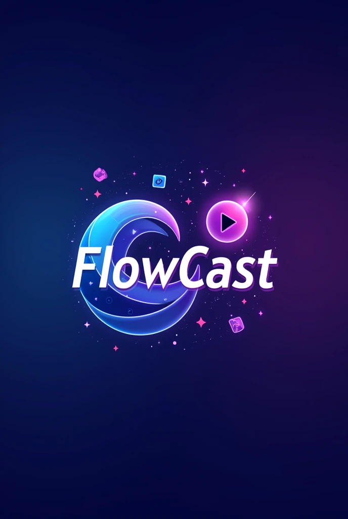 logo, FlowCast, streaming, movies, series, animes