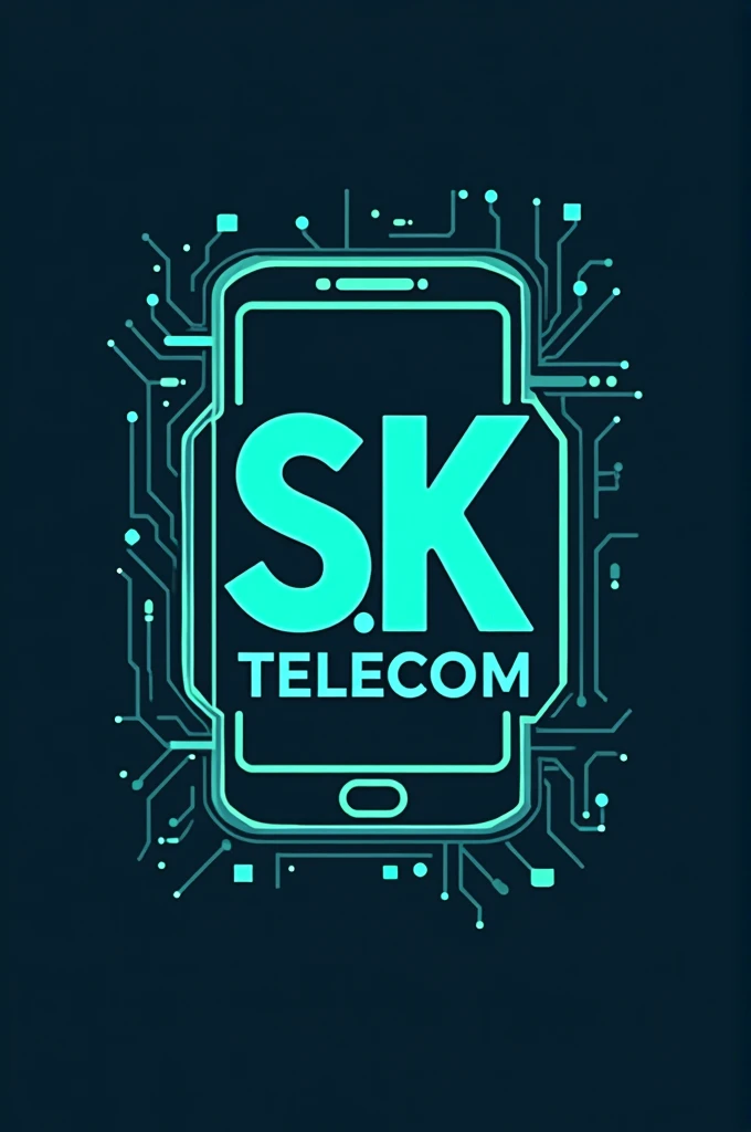 I want a logo for mobile shop named as S.K TELECOM