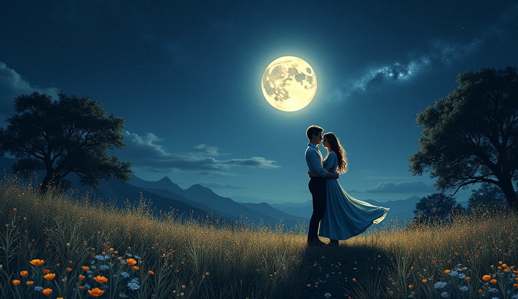 Dancing under moonlight bright,
Holding you, oh, so tight.
Whispers in the cool night air,
Love is everywhere, everywhere.