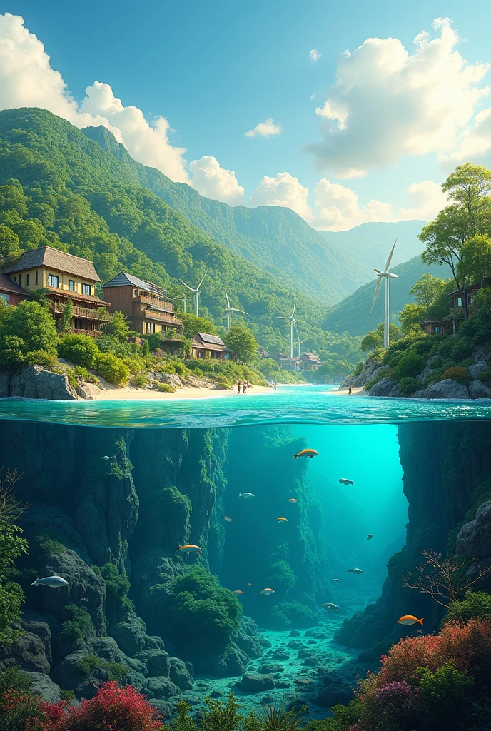 a healthy and well planet Earth