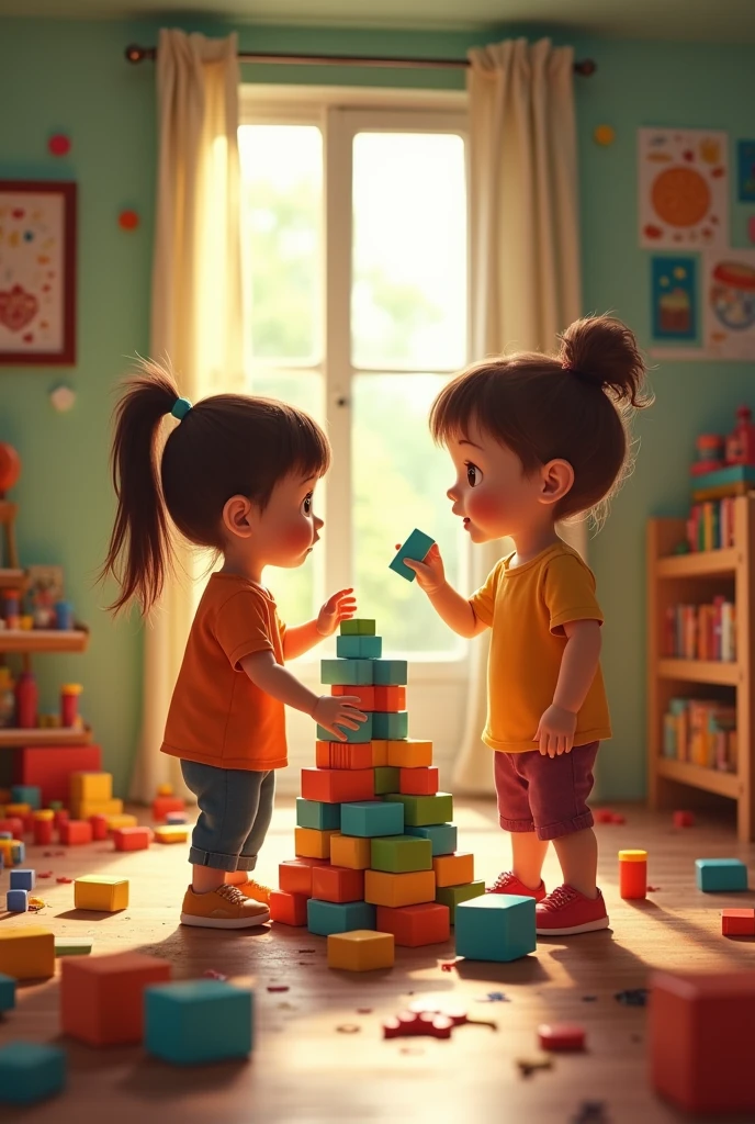 They were playing as usual, when Tati and Gogó’s mother ran up the stairs, hysterical, and entered the room without knocking, yelling: “WHAT ARE YOU DOING?”