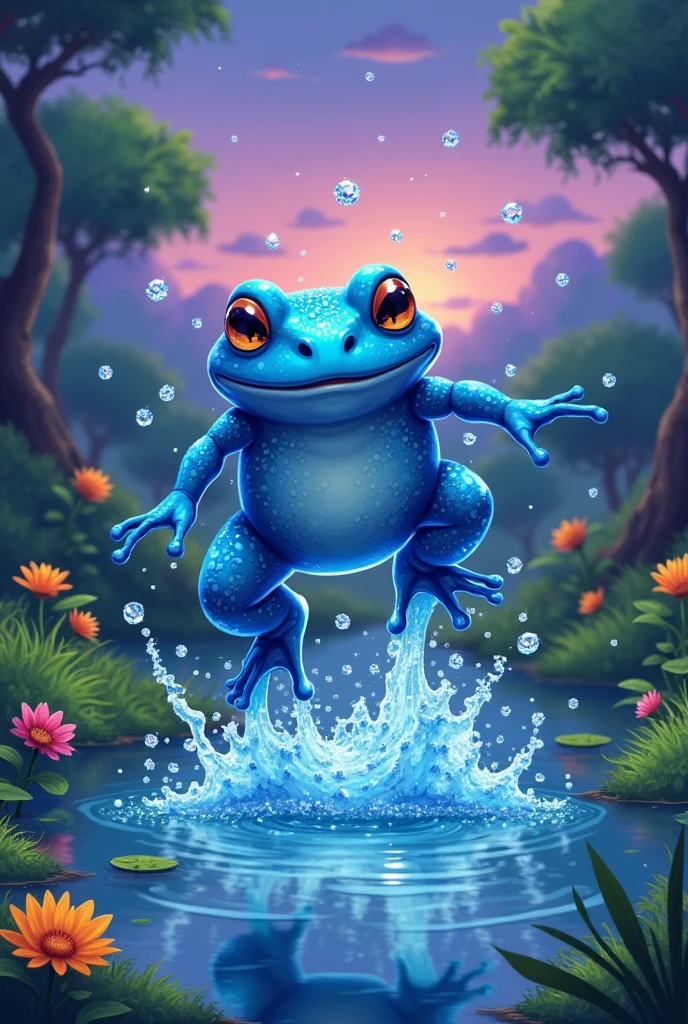 (cute, chubby, anthro, crocodile cub), chibi, nude, cyan eyes, (((yellow swim briefs))), blush, smile, open mouth, male focus, day, cloud, water, wet, sparkle, sunglasses, partially submerged, sun, detailxl
