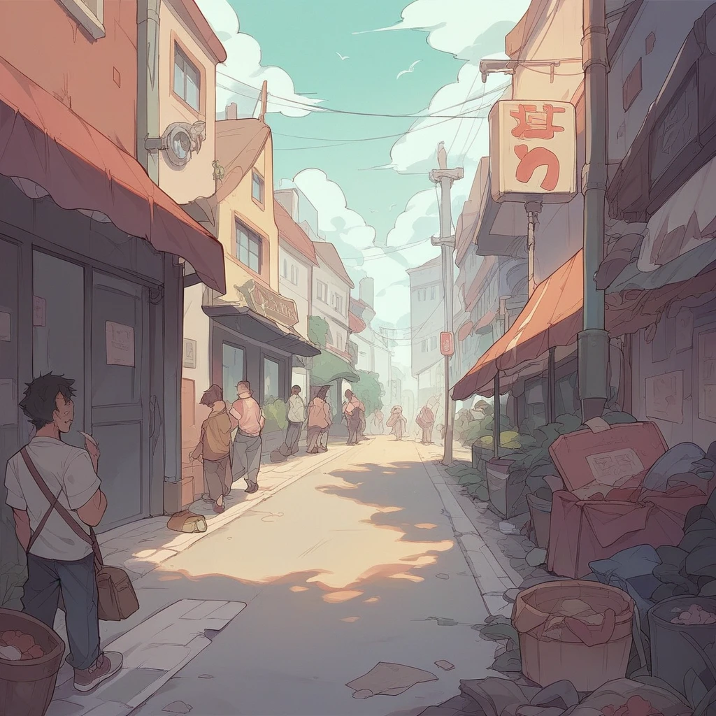 people with fear in the street