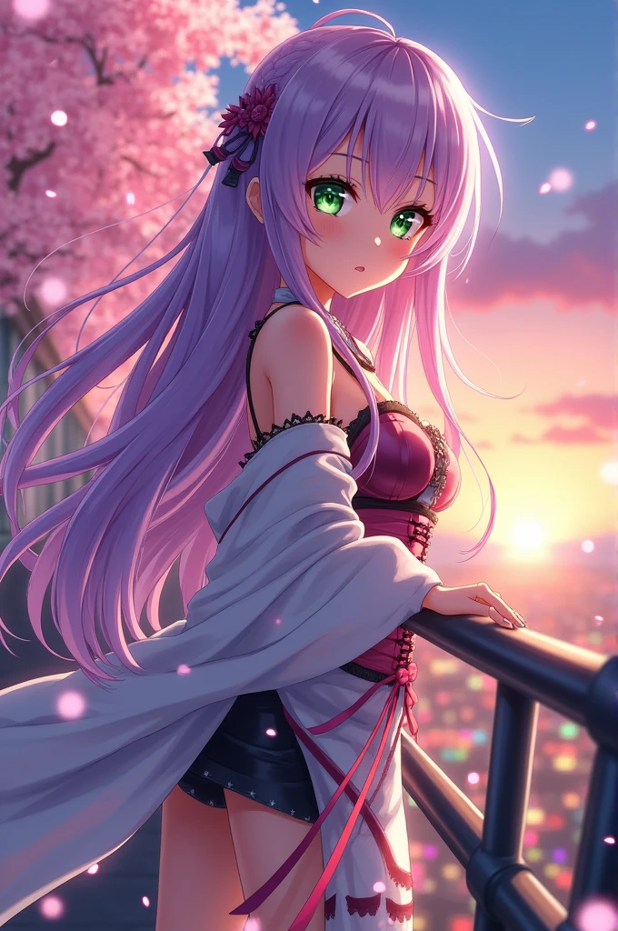A hot anime girl