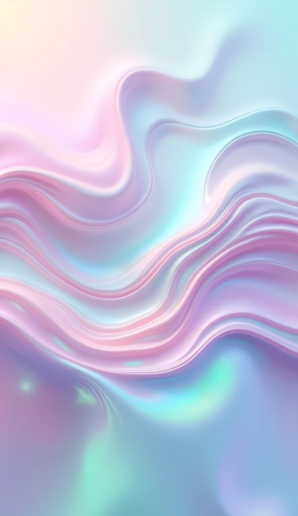 seamless liquid holographic pastel color animation