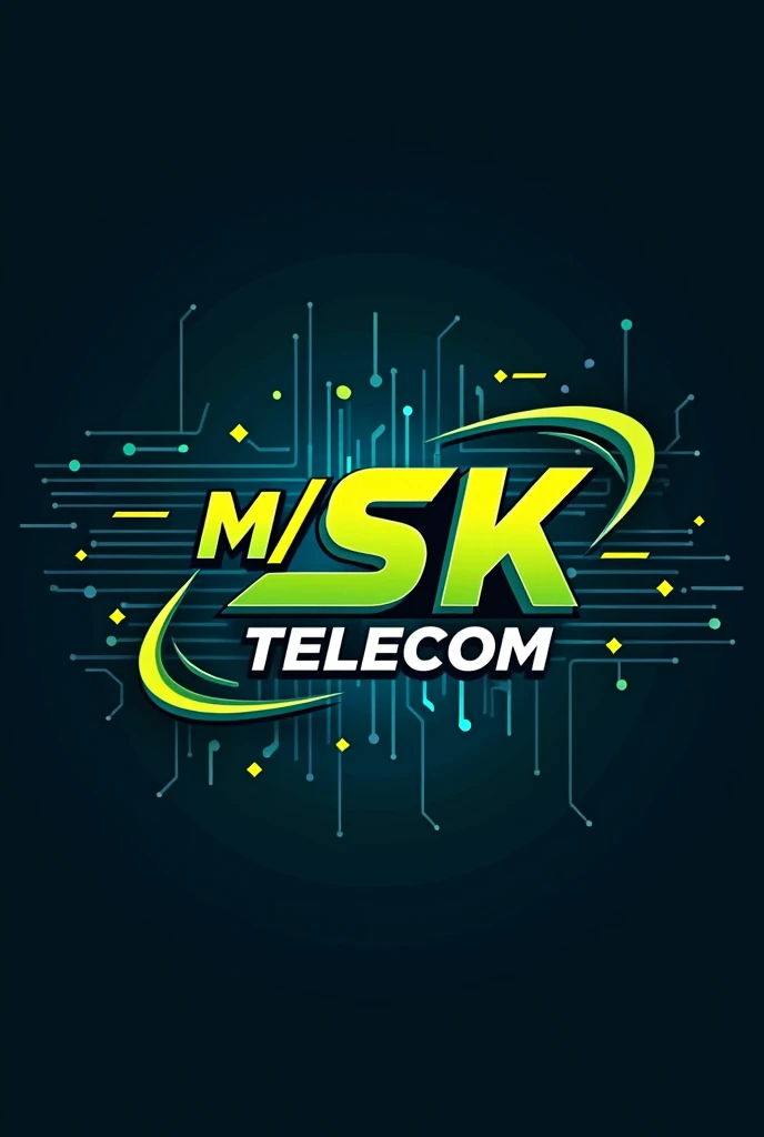 I want a logo for mobile shop named as M/S S K TELECOM