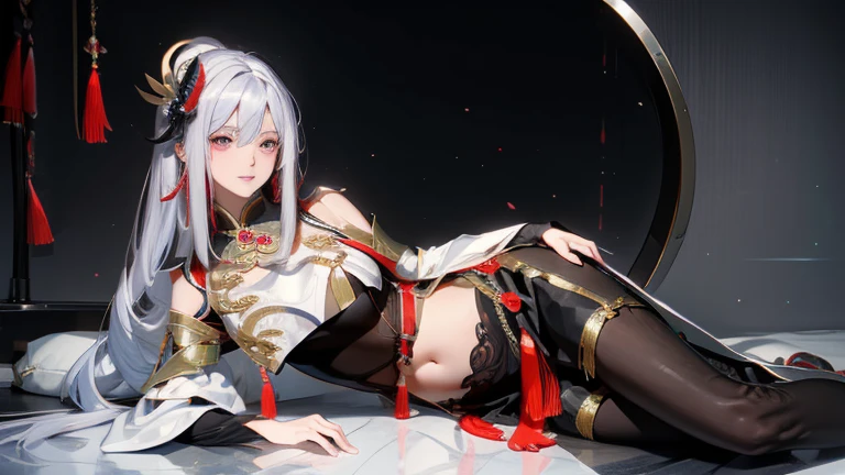 high quality,HD,16K,Sharp Line,1 Girl,fantasy, （Fire Spirits）,Pretty Face, Large Breasts, Beautiful legs,In the mountains,Focus Girl,detailed Pretty Face,Detailed clothes,beautiful eyes,Cool,Sexy,Dynamic Angle,穿着华服的神明Strike a pose拍照, Ancient mysterious sexy goddess, Traditional beauty woman, Beautiful female warrior god of war , Beautiful sexy goddess, Gorgeous role-playing, high, Beautiful young girl, Beautiful woman, 华丽Beautiful woman, Complex clothing,Chinese Mystical Aesthetics, Beautiful Asian ancient mysterious girl, Extremely detailed shot of the goddess, Jaw-dropping sexy beauty, Big breasts deep neckline sexy belly button（butt), (bedroom), (Sexy Girls), masterpiece, best quality, Bangs, blush, Chest, clavicle, Eyebrows visible through hair, (Ombre gold hair), Jewelry, Long hair,Bright Eyes, ring, (solitary), illustration, fashionable, miss, Strike a pose, background, element, confident, Express, Accessories, majestic, striking, key point, Dynamic poses, ((plump)), (black))Woman in transparent dress,Viewer,(((Full breasts, Keeley University))),Slim waist,(Navel exposed,Bare waist), Long hair, extreme detailed details, 详细的fantasy艺术, Stunning character art, Beautiful and exquisite character art, Beautiful transparent dress, Very detailed, Large Breasts，Chest，Golden ratio figure，Beautiful figure，Ultra wide-angle shooting，Full body shot拍摄，Body close-up，Full body shot，Wearing a pleated tulle skirt，柔和动漫illustration, 柔和的深色background，Fujifilm XT3 Clear focus, f 5.6, High Detail, Clear focus,(Wearing openwork clothing),, (Natural light), (Tempting)translucent, Good velvet quality, Compared, Divine Light,, Silver hair, 天空background, Absolute Strength,Female Shinmei，穿着性感丝绸的Female Shinmei,，Large Breasts，Chest，Golden ratio figure，Beautiful figure，Ultra wide-angle shooting，Full body shot，Body close-up，Full body shot， Wearing a tulle dress, Model shooting style, Large Breasts，饱满Chest，Golden ratio figure，Beautiful figure，(Extremely detailed CG 8k wallpaper unit), The most beautiful artistic photos in the world, , 8K 超HD, ) on the beach，Sexy lazy posture，Sexy seductive expression，best quality,masterpiece,Ultra-high resolution,(Practical:1.4),original photo,Ultra-high resolution