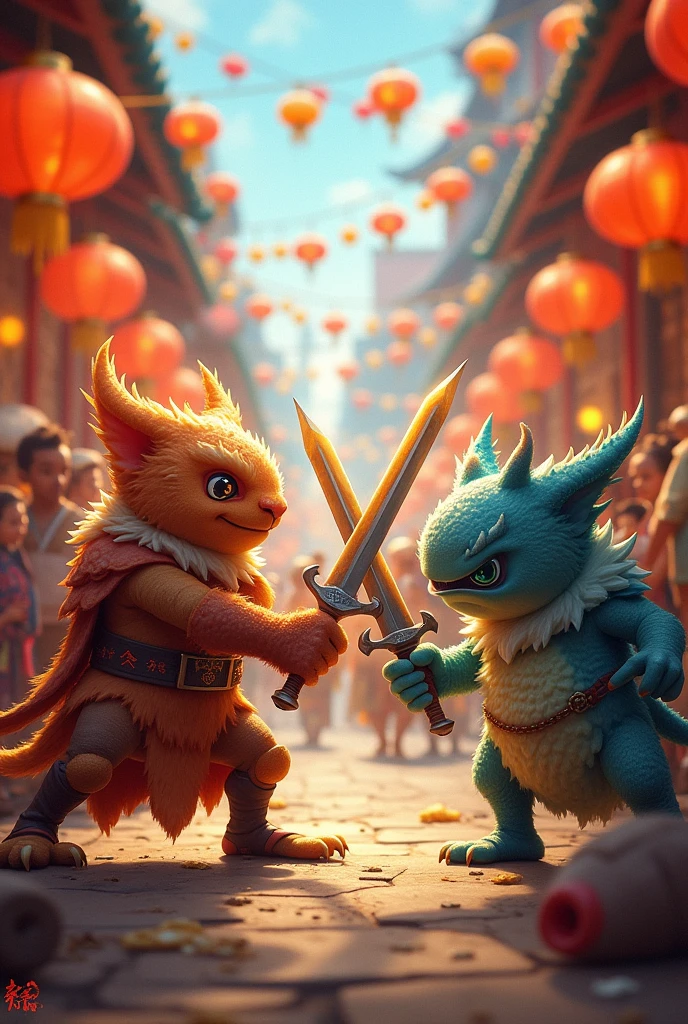 Heroes and monsters often clash over their desire for delicious egg rolls.