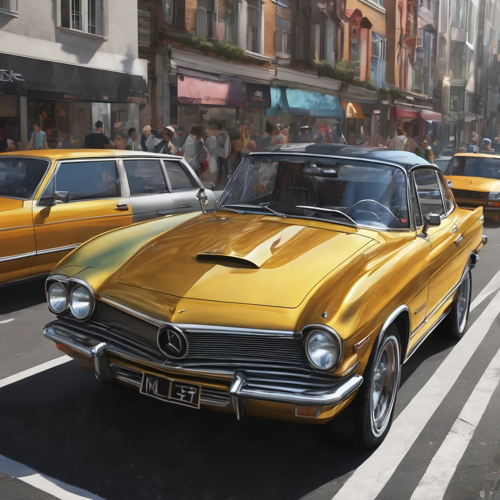 Typical car hyper realistic