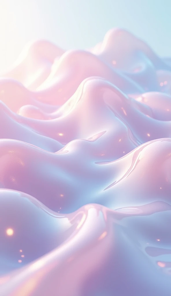 seamless liquid holographic pastel color animation