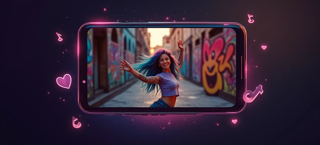 Using the image, generate a TikTok screen where