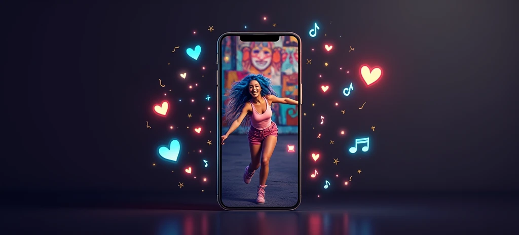 Using the image, generate a TikTok screen where