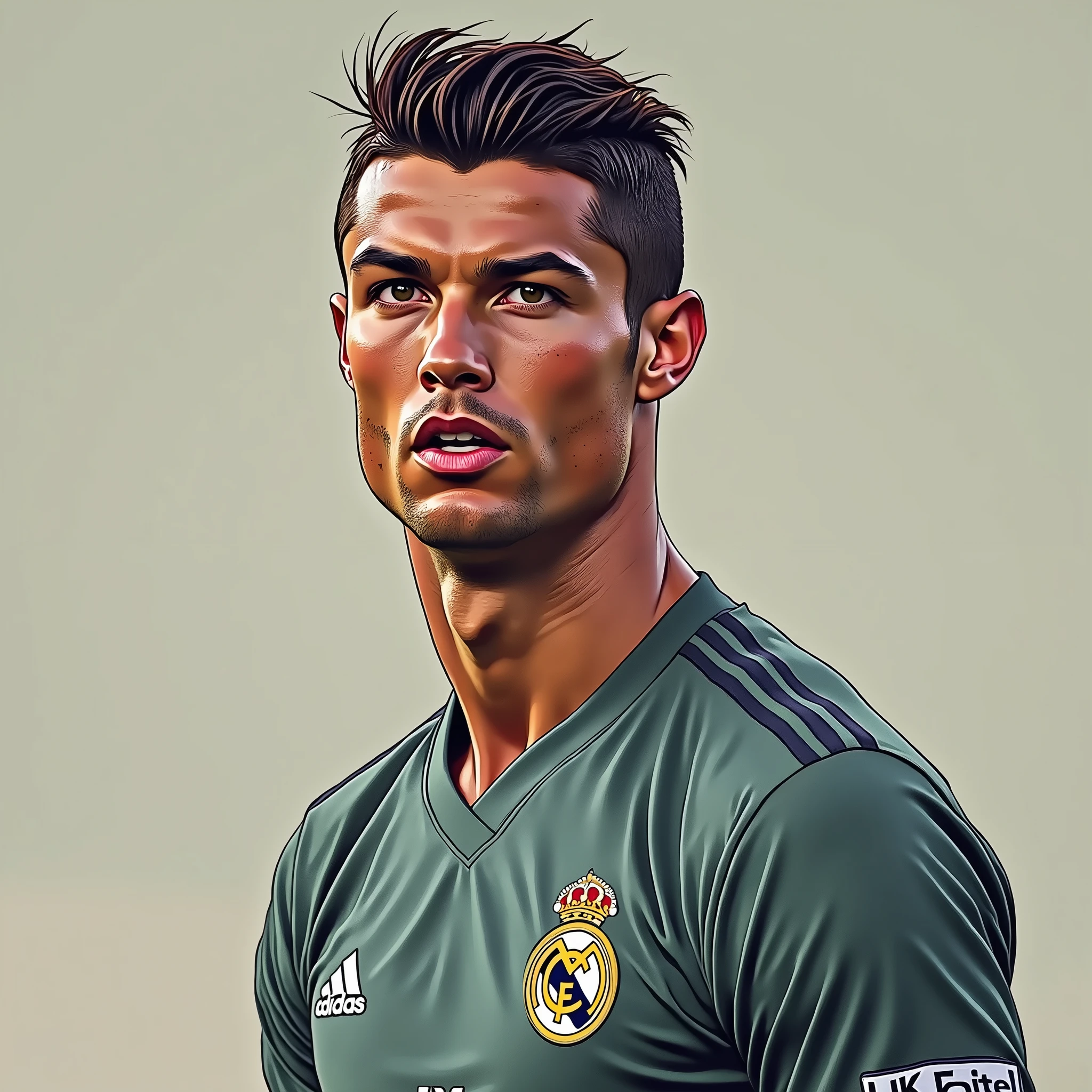 Recreate an image of Cristiano Ronaldo.