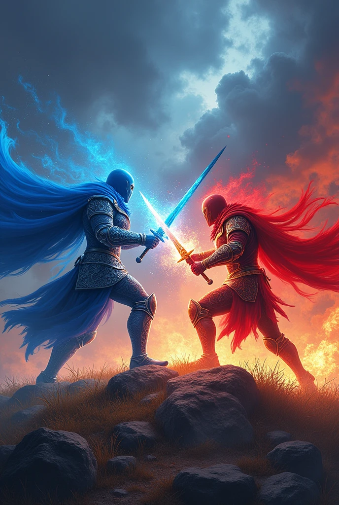 Blue vs red