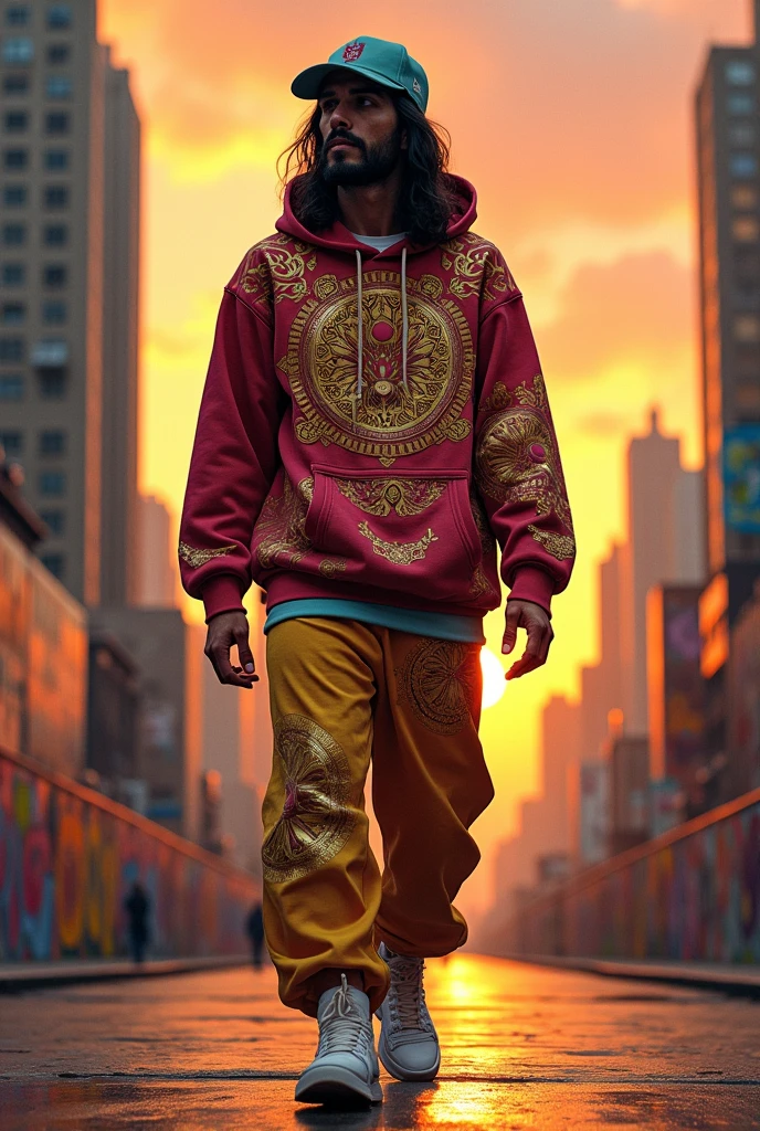jesus in drip outfit