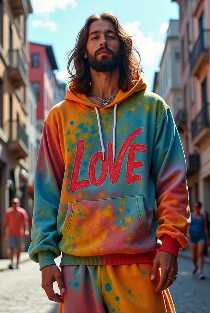 jesus in drip outfit