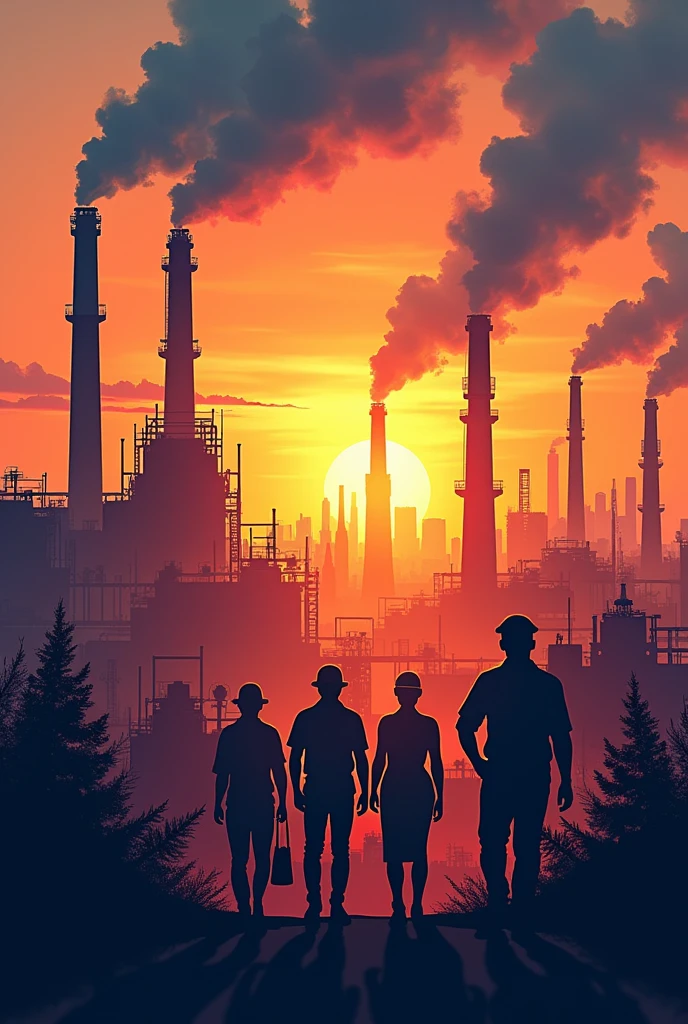 Cover page for Industrialization in India project