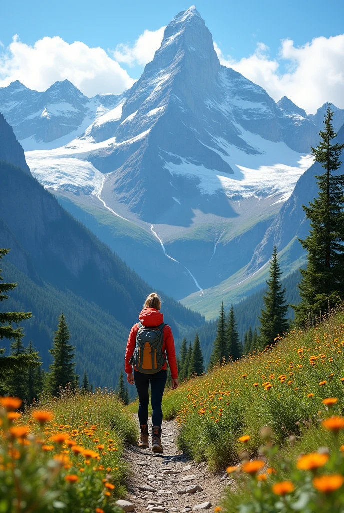 A mountain hike 