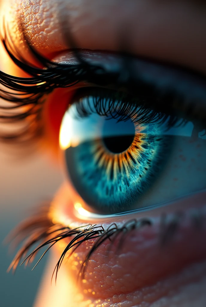 human eye, label EyesInTheZone in the eye, look like logo