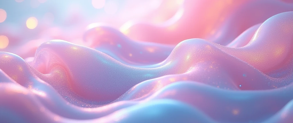 seamless liquid holographic magical pastel color animation pearlescent