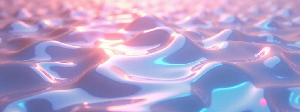 seamless liquid holographic magic space pastel color animation pearlescent