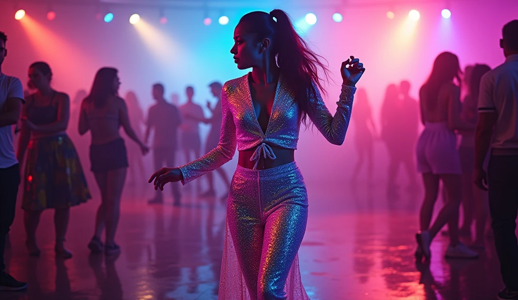 Feel the rhythm, take control, control,
Losing all, sense of time, time.
Promises made tonight, night,
Underneath the lights, lights.