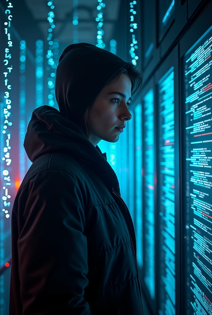 Hacker hack world my face