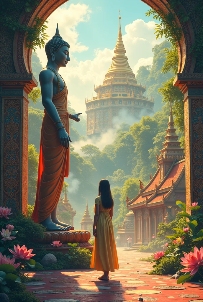 The Metafiction of Asiatopia, , Zen, jiriya, thai art, thawan duchanee ,The Statue of the Walking Buddha