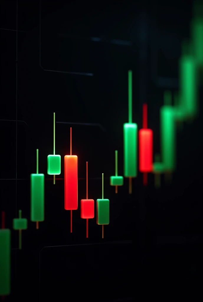 Description: Use a candlestick chart to form the letter "W"
