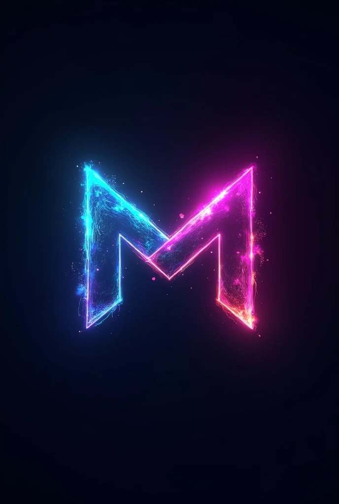 Create a logo with gfx and use name MS and yse gaming theme give me same in neon colour give increase graphics and enhance colours make it like a 4k image hide M make it Undetectable but present