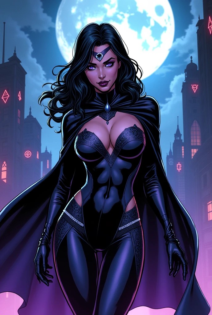 raven of the young titans  with big boobs and big ass