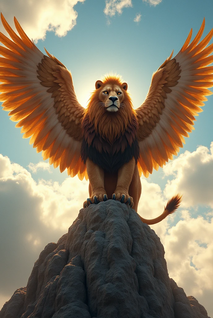 Half eagle half lion