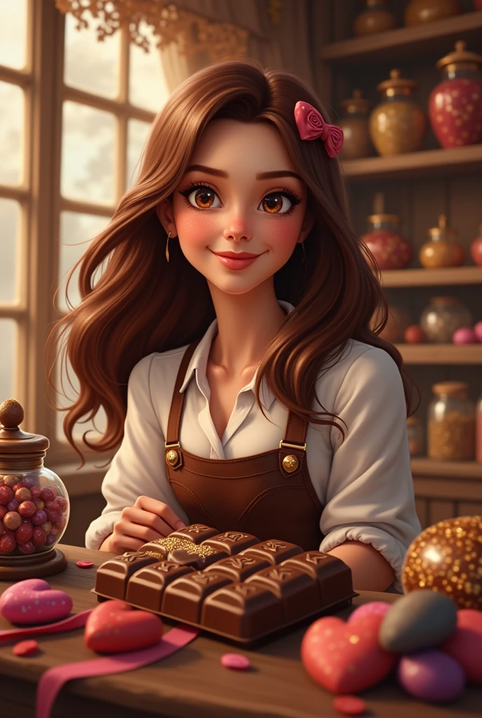 Create a chocolate bar with the name Carla's Kiss
