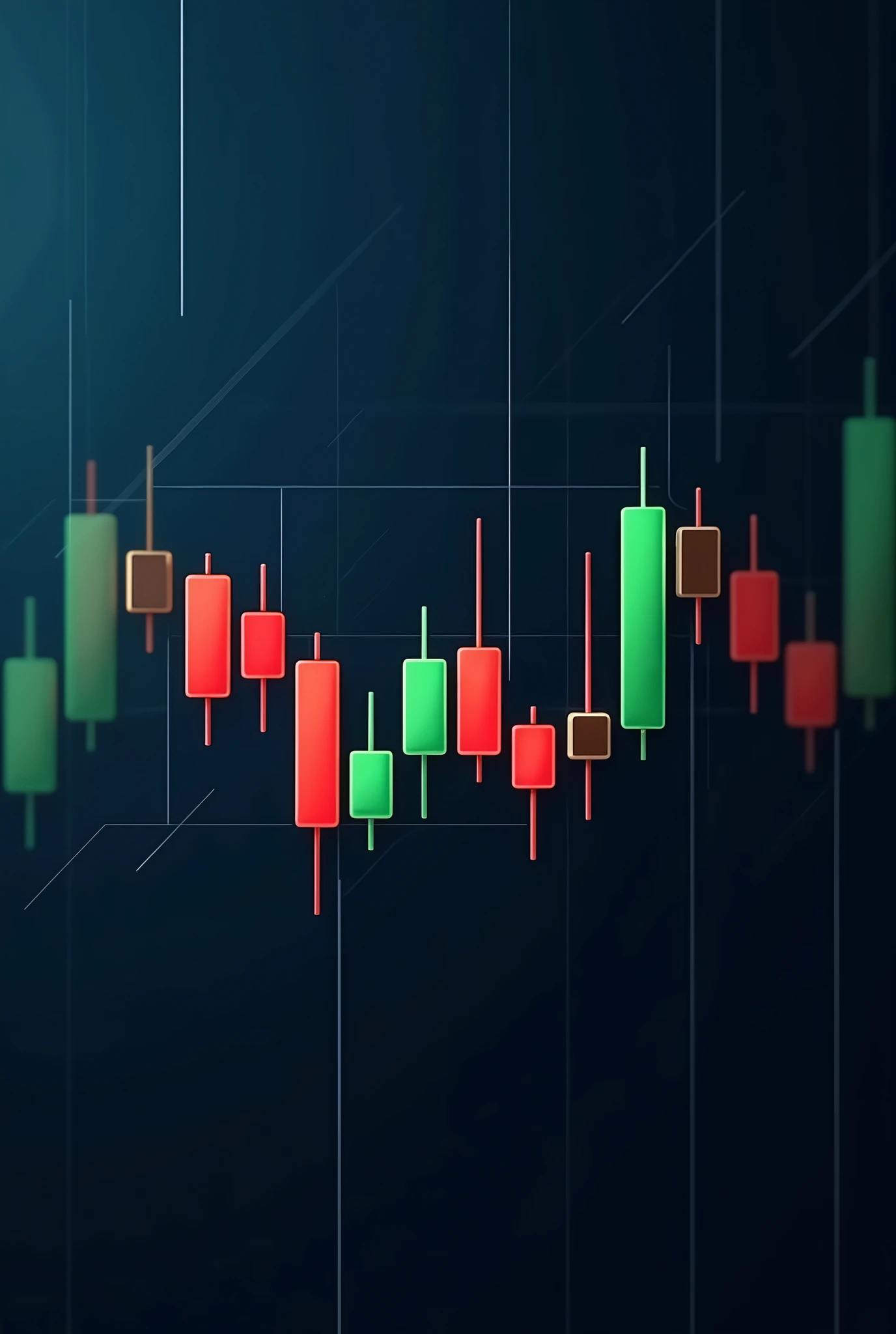  Use a candlestick chart to form the letter "W". Each candle on the chart can represent a part of the letter.
 Draw a candlestick chart with the candles forming the letter "W". The high and low parts of the chart can be adjusted to fit the shape of the letter.