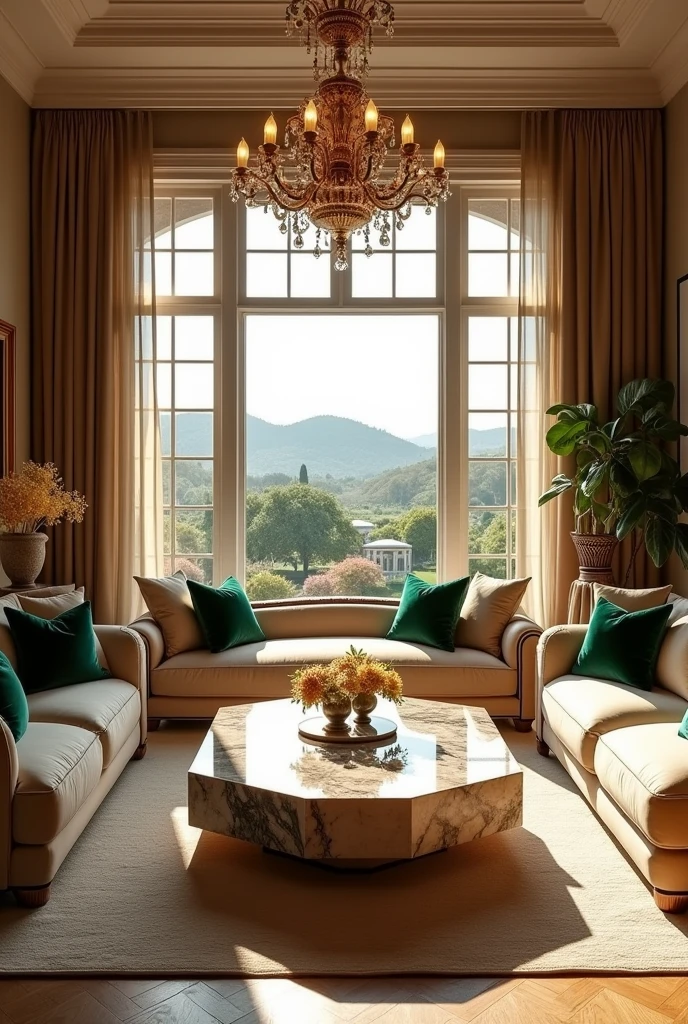 Create a living room from a villa, looked super beautiful, looks super luxurious, looks beautifully simple, but also looks beautifully rich